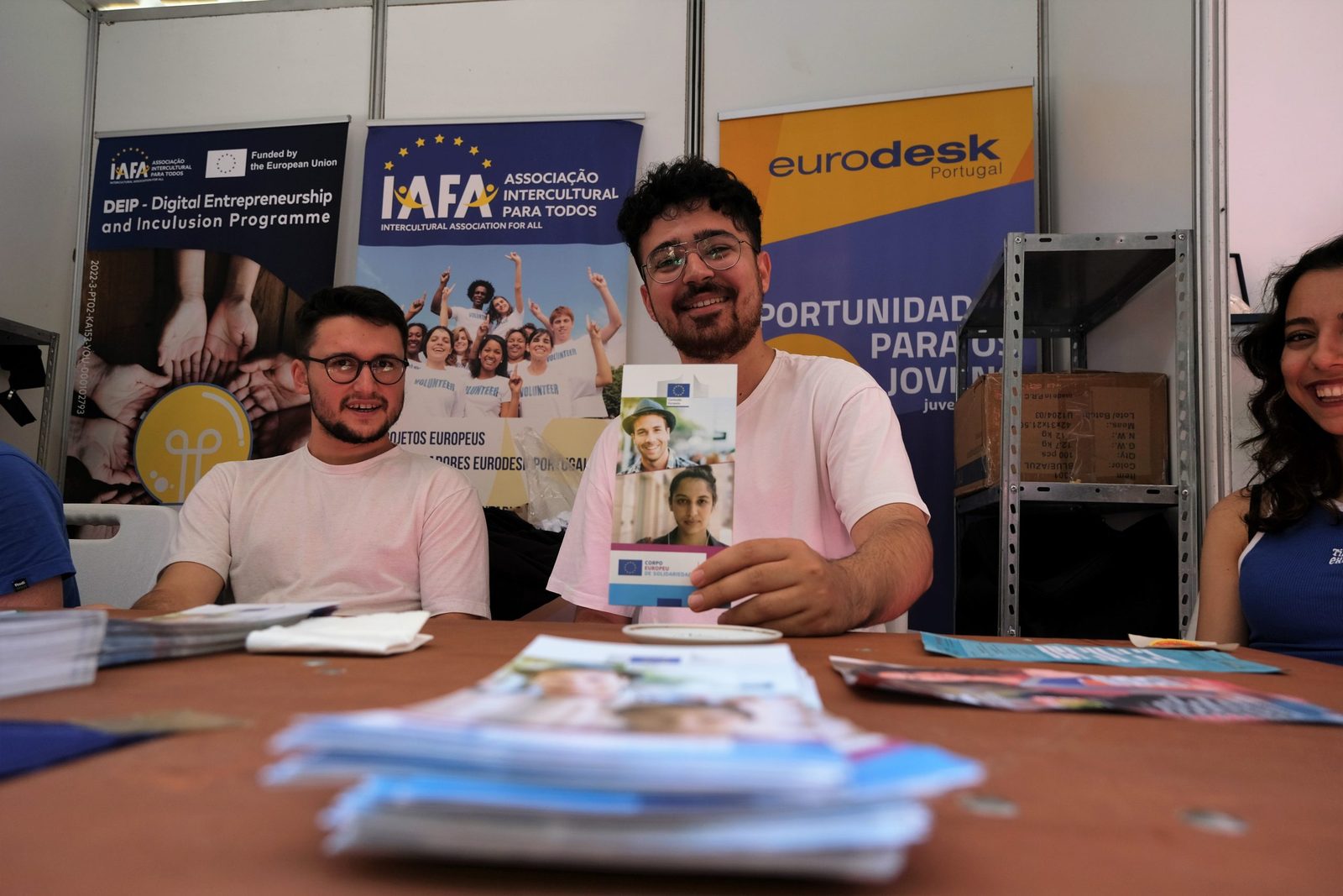 IAFA team at their information stand